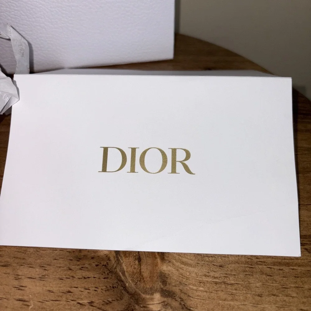 DIOR MEDIUM WHITE PEBBLE BOX 9
